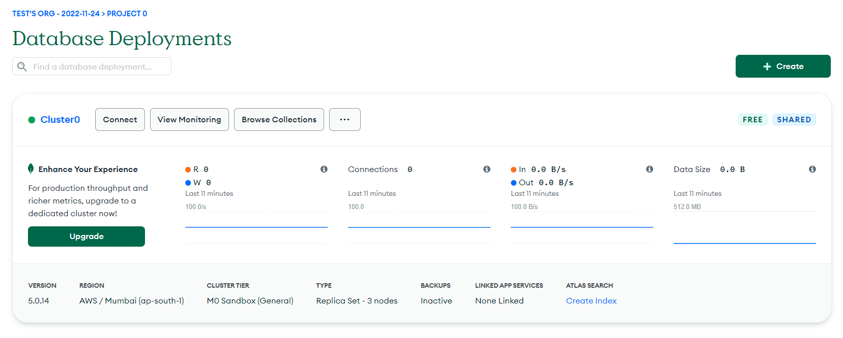 Database deployments