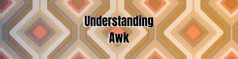 Understanding AWK